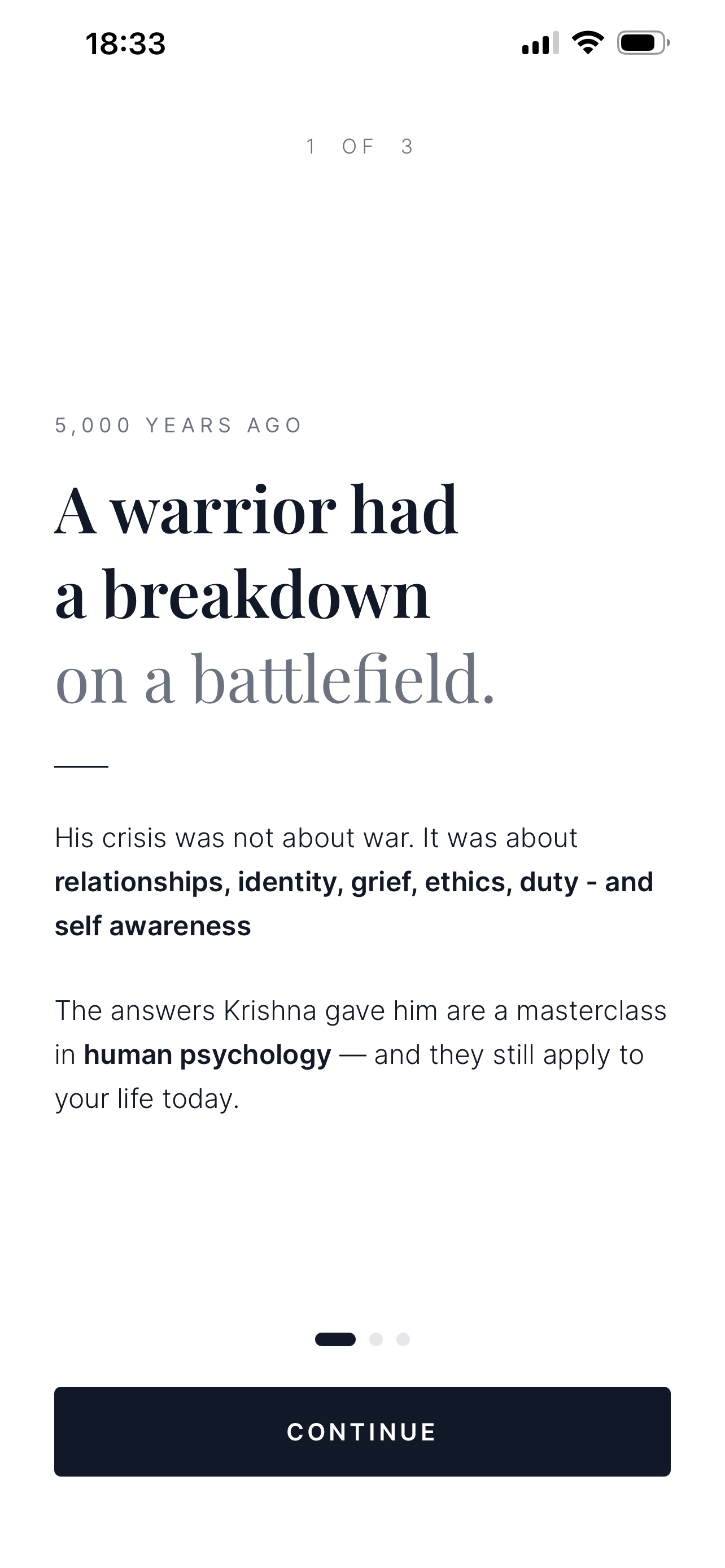 Gita Flow onboarding - the story